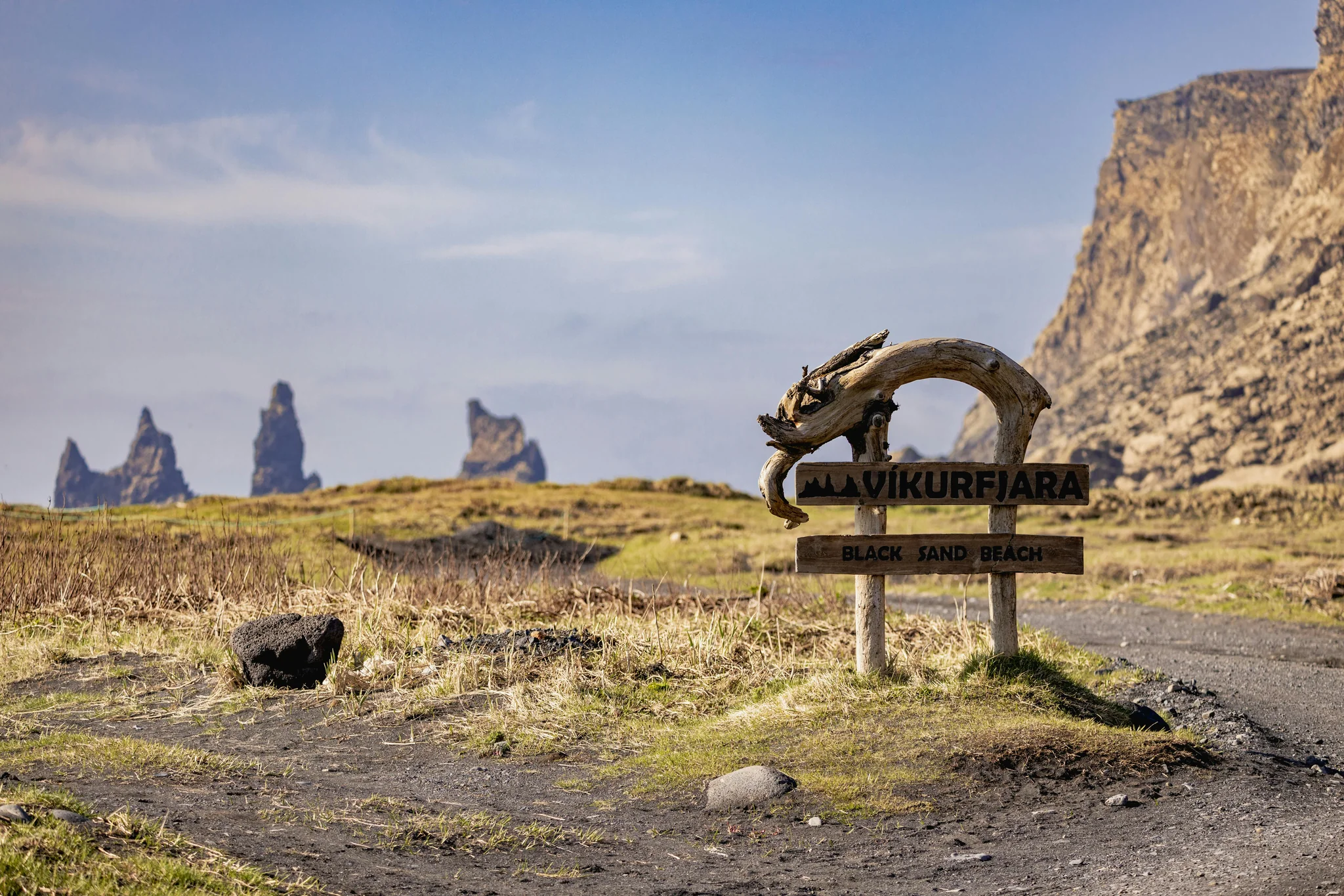 Travel destination with vibrant colors