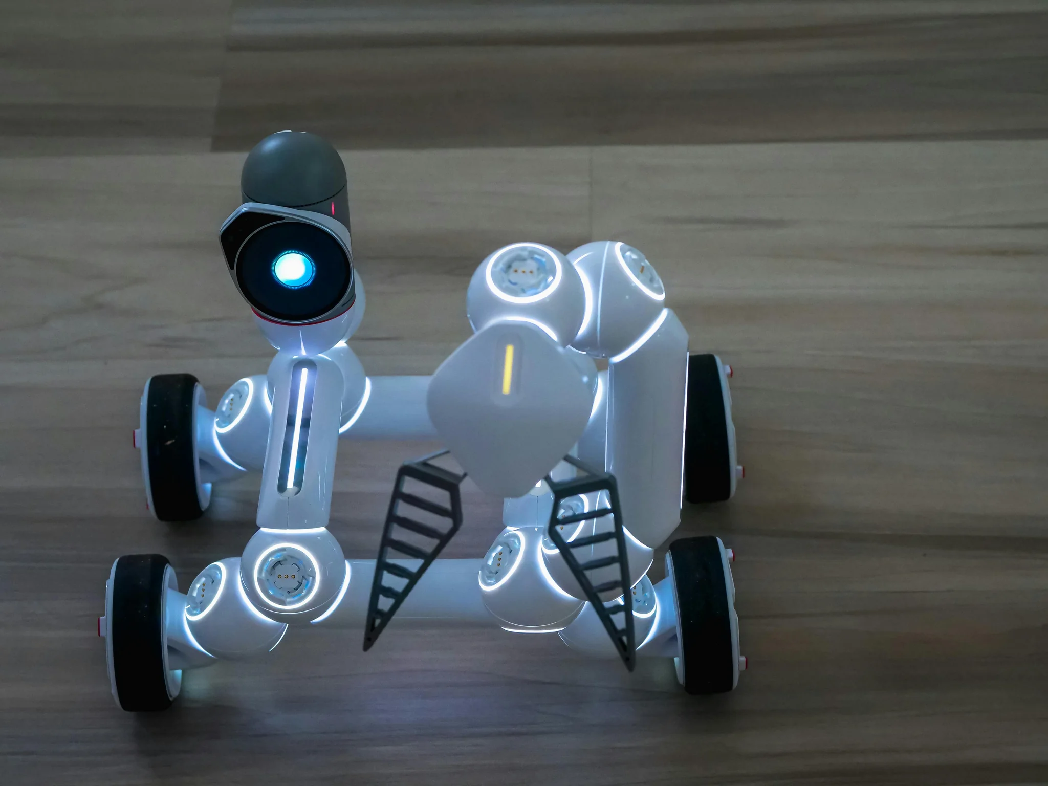 Technology team reviewing automated systems